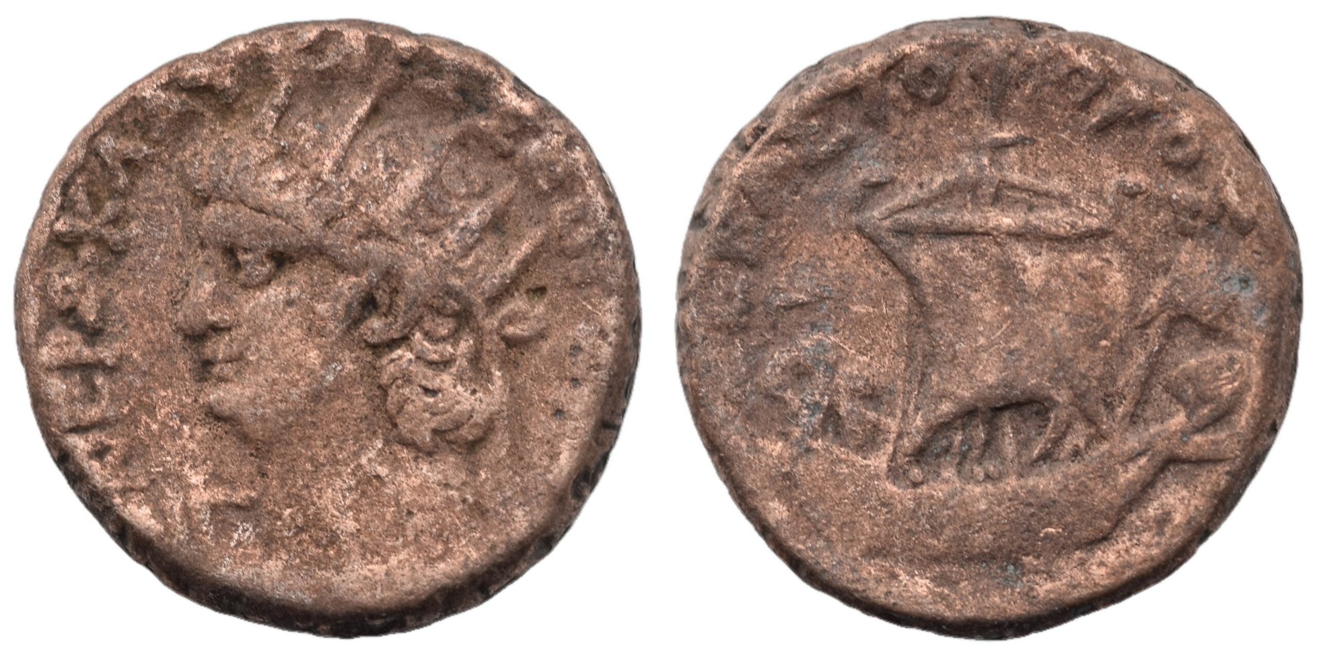 Nero. AD 54-68. BI Tetradrachm. Dated RY 13 (AD 66/7). Roman Provincial
EGYPT, Alexandria.