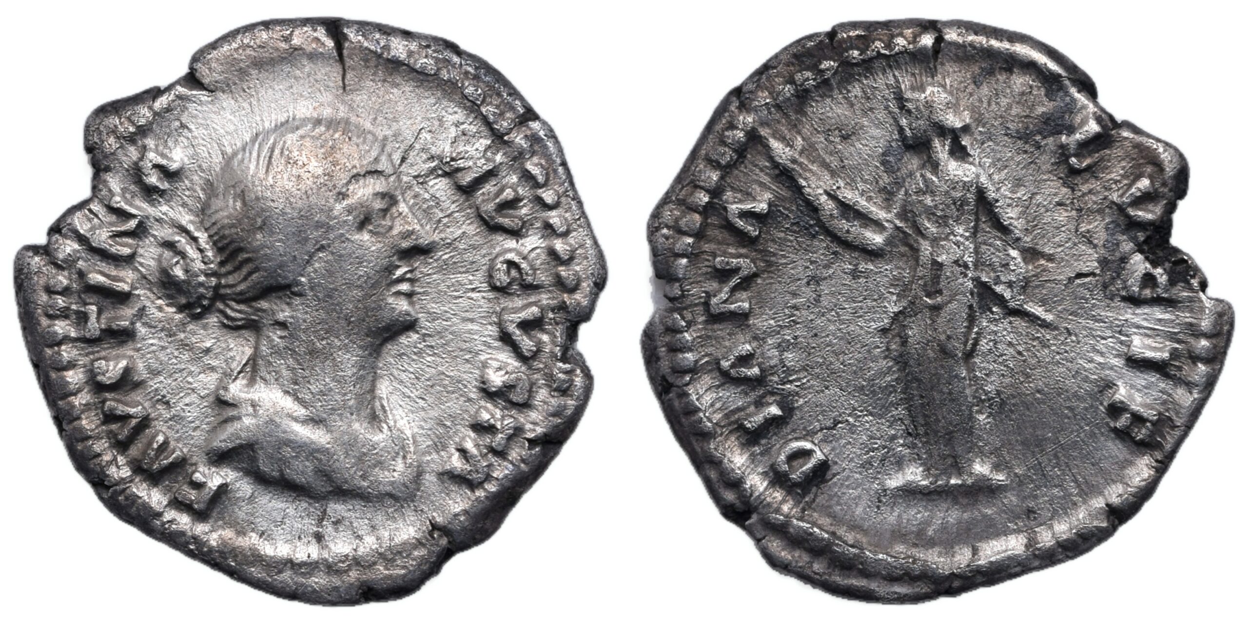 Faustina Junior. Augusta, AD 147-175 AR Denarius Rome mint Roman Imperial