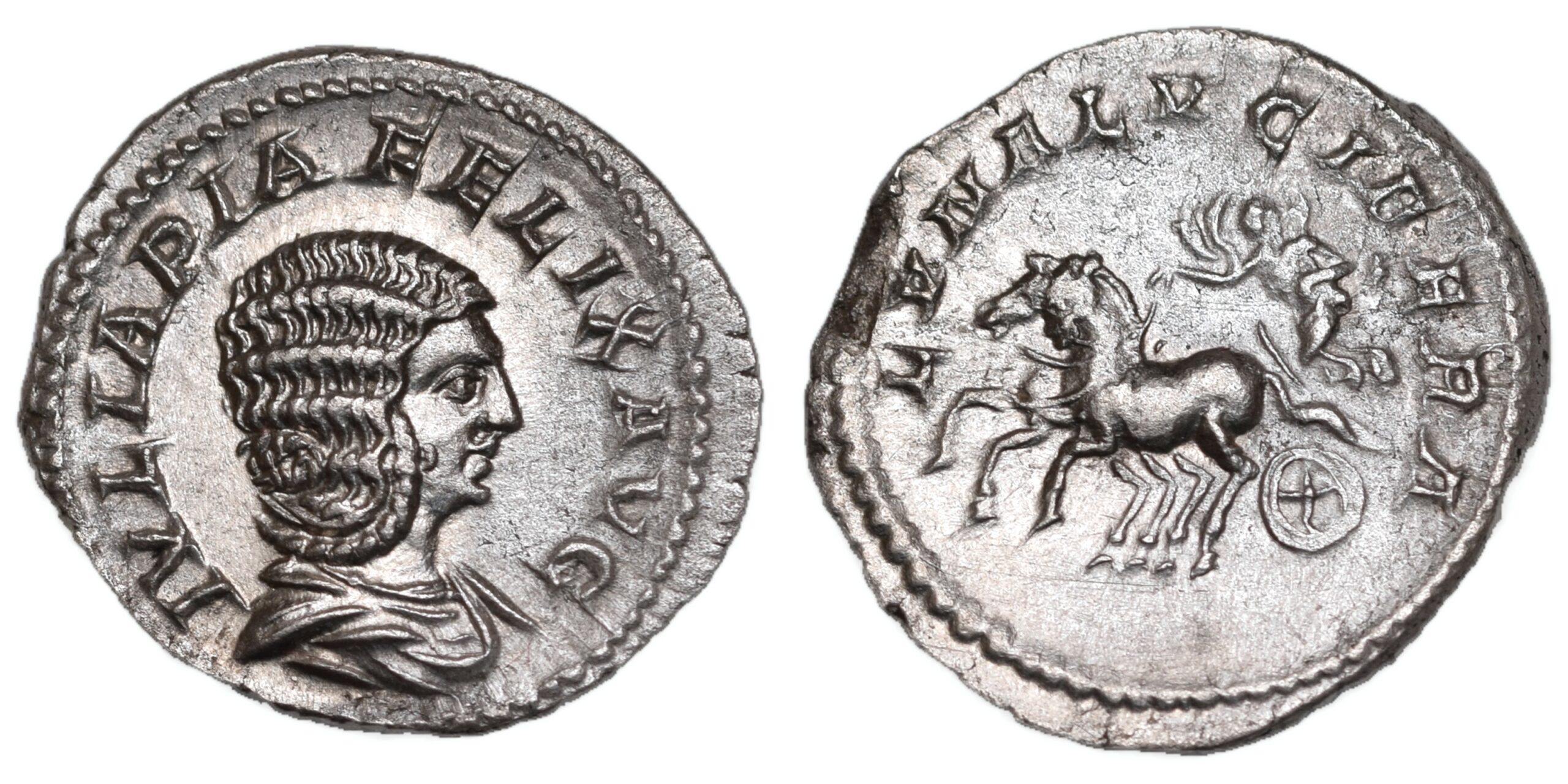 Julia Domna. Augusta, AD 193-217. AR Denarius. Rome mint. Roman Imperial
